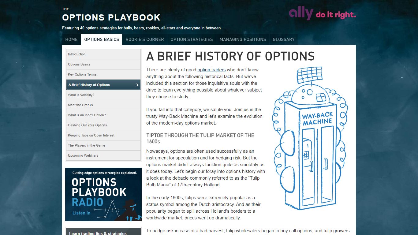 Stock Option History - The Options Playbook